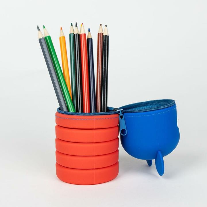 Actual product image Mickey Mouse Pencil holder red 6.5 x 19 x 6.5 cm