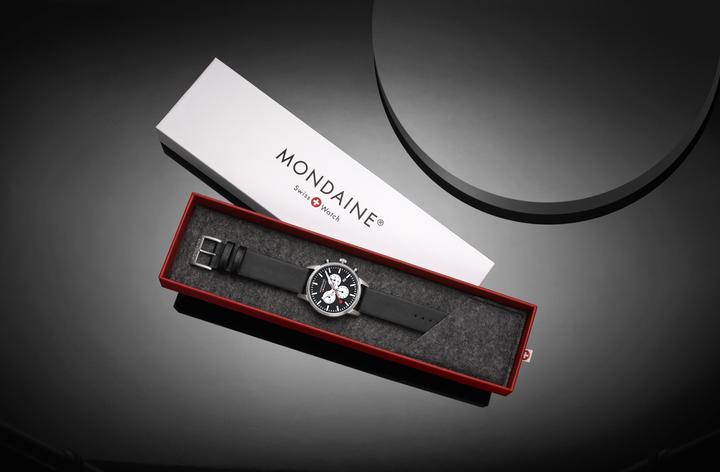 Actual product image Mondaine Neo Vegan (Chronograph, 41 mm)