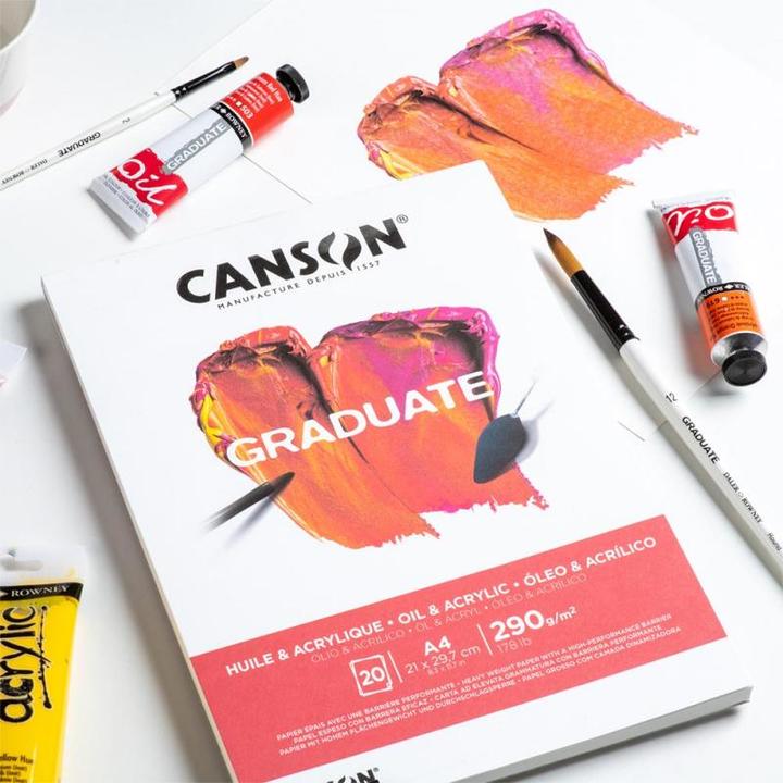 Image du produit Canson Graduate huile et acrylique A5 (A5)