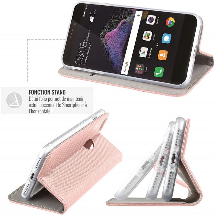 Produktbild OEM Smart Magnet Hülle für iPhone 14 Pro 6,1" Roségold (Apple iPhone 14 Pro)