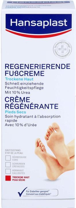 Immagine prodotto Hansaplast Crema piedi rigenerante con 10% di Urea Tb 100 ml (Crema piedi e gel piedi, 100 ml)