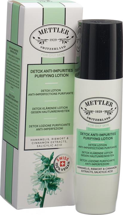 Actual product image Mettler1929 Detox Clarifying Lotion Against Skin Blemishes Skin Blemishes (Cleaning cloths, 200 ml)