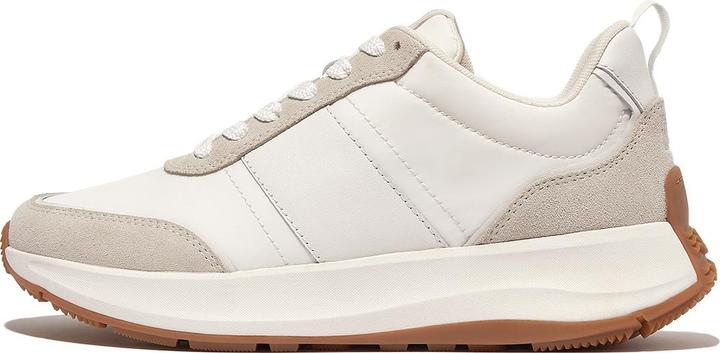 Actual product image Fitflop F-Mode Flow Sneaker - Nylon & Suede Mix WIT - Maat 37 (37)