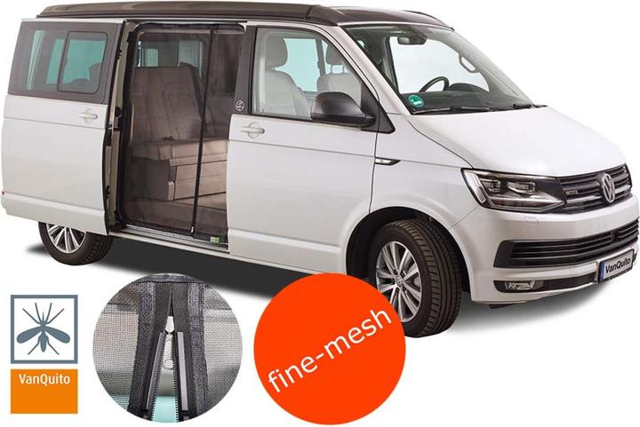 Produktbild VanQuito Moskitonetz Magnet Seite Fein VW T5/T6/T6.1
