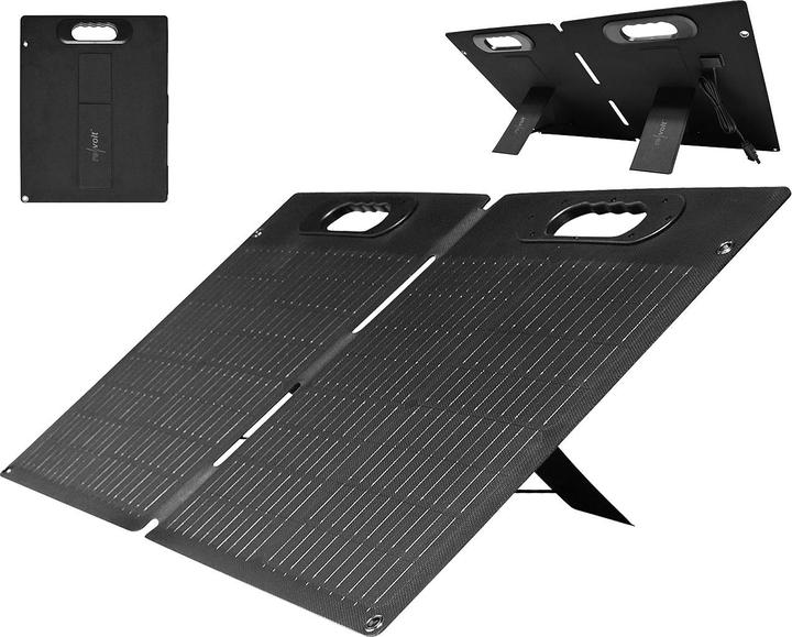 Produktbild Revolt Powerstation & Solar-Generator mit 50-W-Solarpanel, 420 Wh, 600 Watt