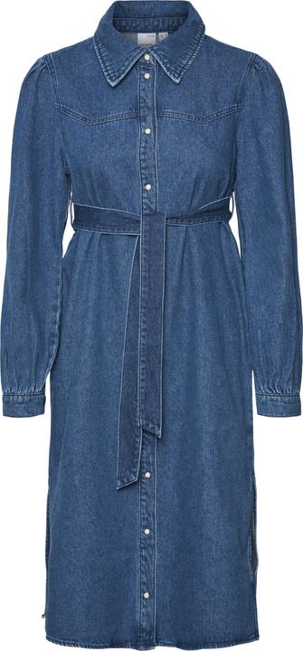 Vero Moda VMDALLAS Jeanshemd Jeanskleid (S)