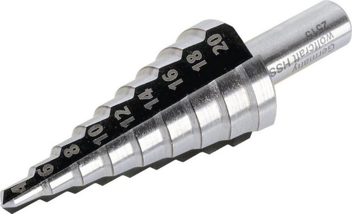 Produktbild wolfcraft wolfcraft 1 Stufenbohrer HSS, Schaft 10mm, ø8-35mm (10 mm)
