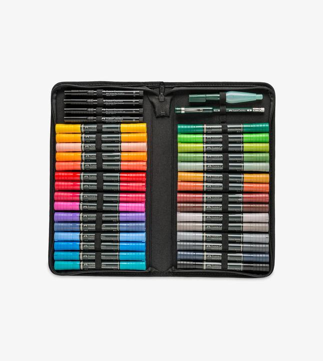 Image du produit Faber-Castell Marqueur aquarelle Albrecht Dürer 30 Zipper (Vert, 30 x)