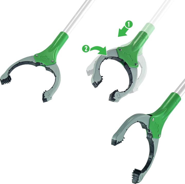 Actual product image Unger NiftyNabber Trigger all-purpose gripper (63 cm long, waste tongs, with magnetic tip, gripping head (1 pcs.)