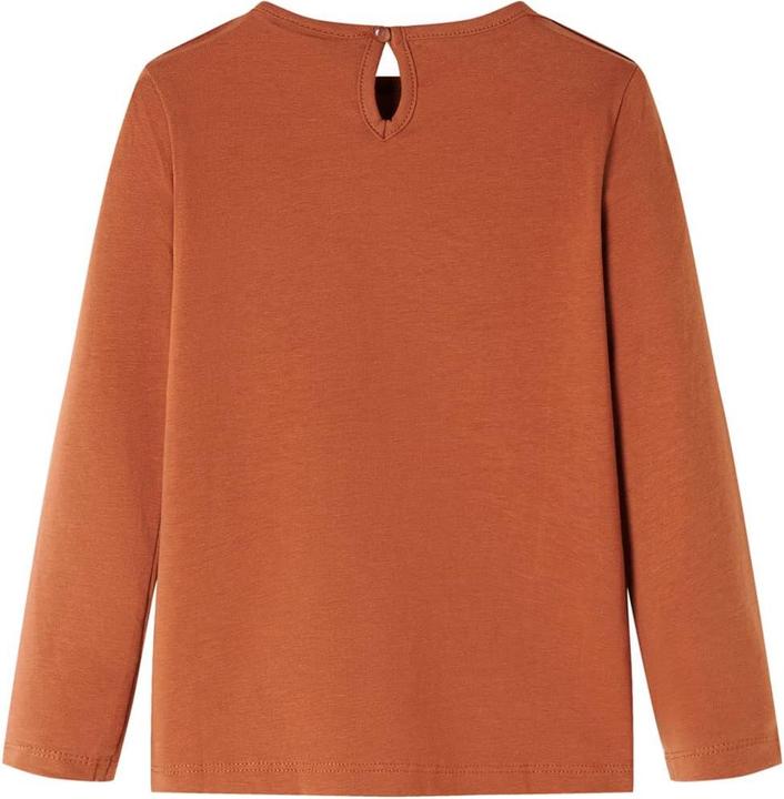 Immagine prodotto VidaXL Camicia da bambino a maniche lunghe Cognac 92,Materiale: 95 % cotone. 5 (92)