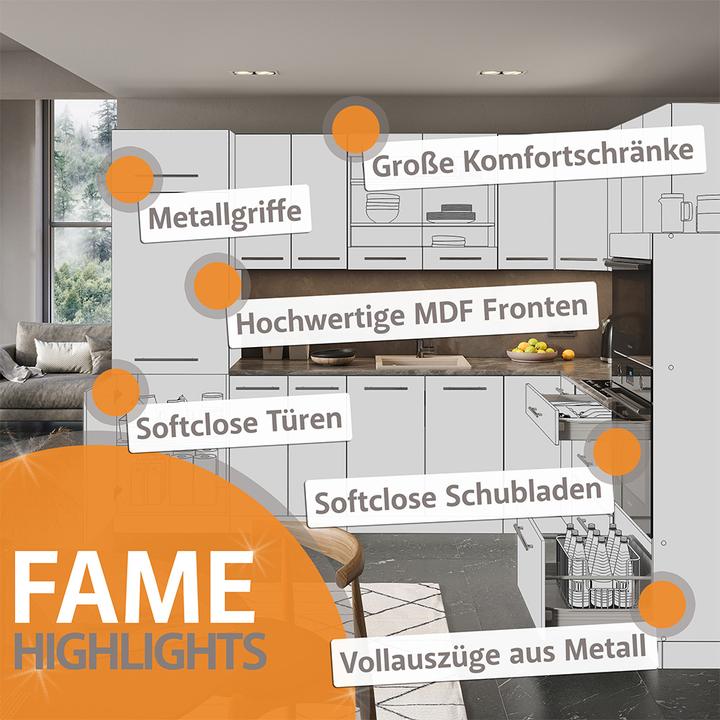 Actual product image Vicco Kücheninsel Fame-Line (81 x 90 cm)
