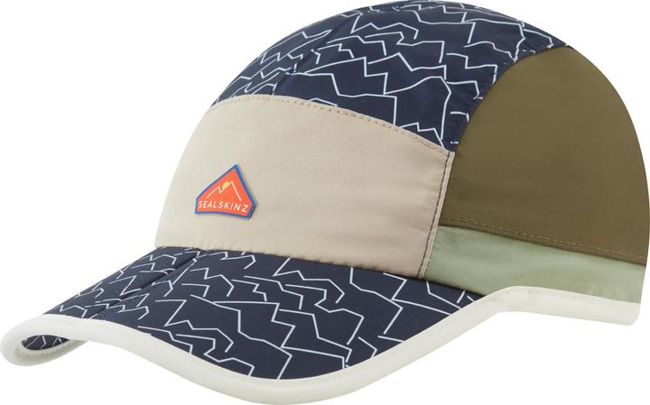 Sealskinz Poringland WP Fold Peak Printed Hiking Cap (One Size)
