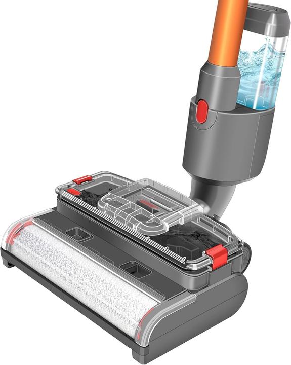 Plutoos Bürste Wischaufsatz kompatibel für Dyson V7 V8 V10 V11 V15 Staubsauger, Elektrischer Bodenwischer mi