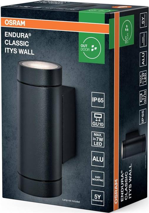 Produktbild Osram Endura Classic IP65 GU10 Itys Wall Dark Gray (GU10, IP65)