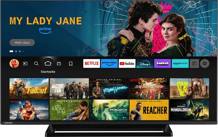Produktbild Toshiba 43 Zoll Fernseher Fire TV (4K UHD Smart TV, Dolby Vision HDR, Triple-Tuner, Alexa Built-In) (43", LCD, 4K)