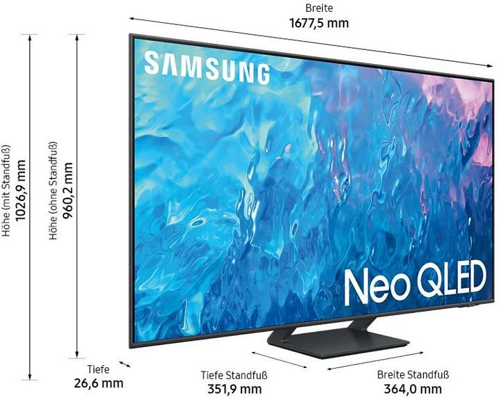 Immagine prodotto Samsung QE75Q70C (75", Q70C, QLED, 2023)