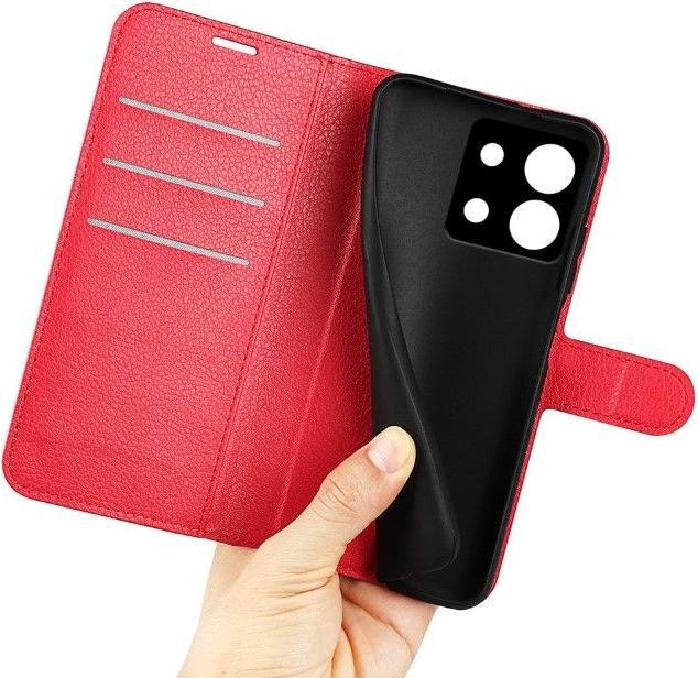 Actual product image MU Classic Litchi Leather Bookcover Series (Xiaomi Redmi Note 13 Pro 5G)