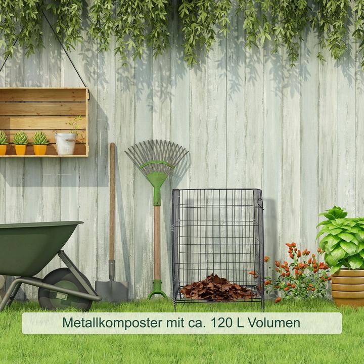 Produktbild Relaxdays Komposter Metall (120 l)