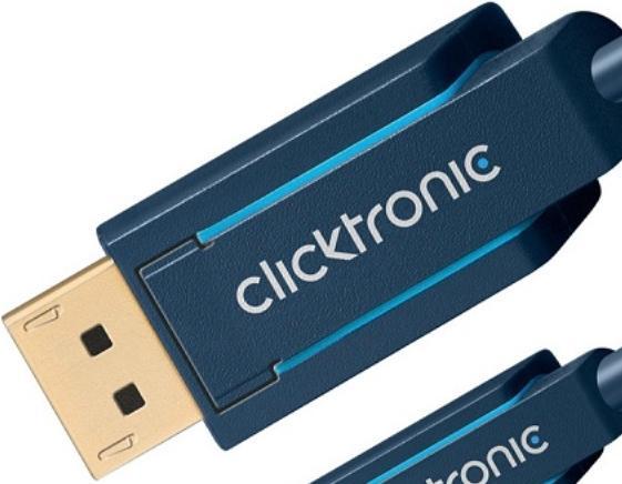Produktbild clicktronic Mini DisplayPort Adapterkabel (1 m, DisplayPort)