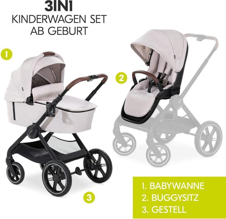 Image du produit Hauck Kinderwagen 3 in 1 4in1 Kinderwagen-Set Walk N Care Trio Set