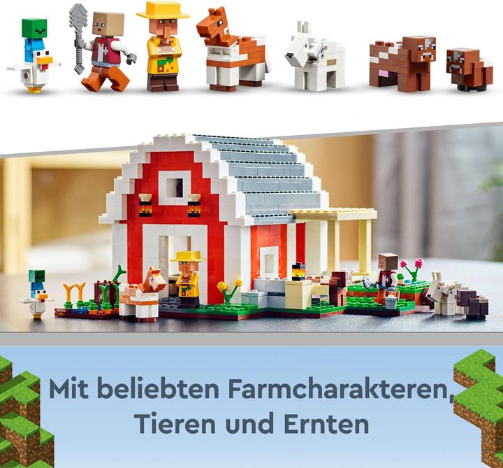 Image du produit LEGO La grange rouge (21187, LEGO Minecraft)