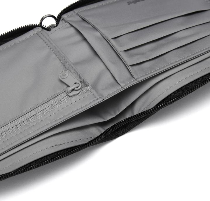 Actual product image Pacsafe RFIDsafe Zip Around Wallet schwarz