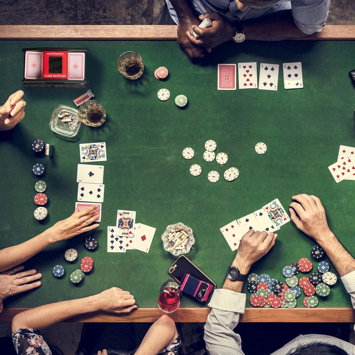 Immagine prodotto Relaxdays Mescolatore Automatico di Carte da Gioco, 4 Mazzi