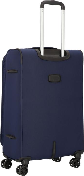 Produktbild D&N Travel Line 9504 4 Rollen Trolley M 67 cm mit Dehnfalte (67 l, M (50 - 90l))