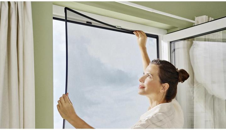 Productafbeelding tesa Clip-on insectenhor clip-on frame voor ramen (100 x 120 cm)
