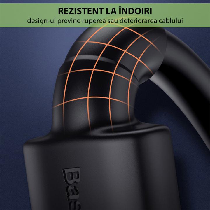 Productafbeelding Baseus Cafule 4KHDMI Mannelijk naar 4KHDMI Mannelijk Adapterkabel 5m Zwart (5 m, HDMI)