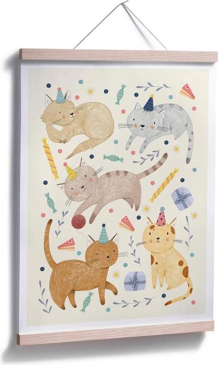 Produktbild Trenddeko Katzengeburtstag (40 x 50 cm)
