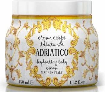 Actual product image L'erbolario Le Maioliche Adriatic Moisturizing Body Cream 450ml Made in Italy with Notes of Amber, Precious Wood (Body cream, 450 ml)