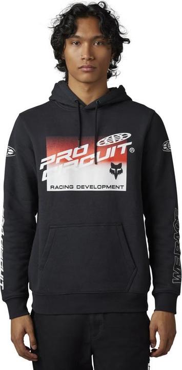Actual product image Fox Hoody 23 Foyl PC Po Flc Blk L (L)