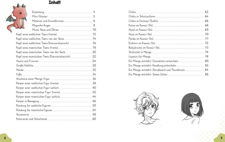 Produktbild Manga Zeichnen lernen. Schritt für Schritt zum Erfolg! (Deutsch, Désirée Kunstmann, 2025)