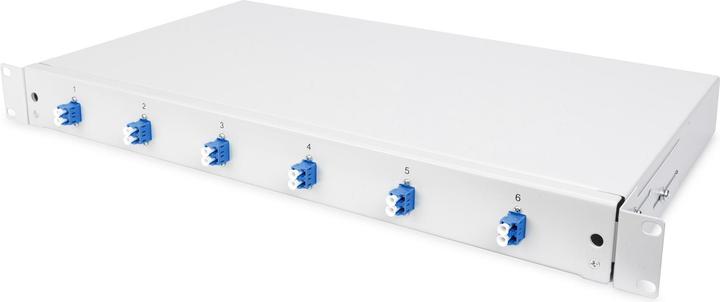 Produktbild Digitus LWL Spleissbox, bestückt, LC, OS2 (S/UTP, CAT8.1, 0.28 m)