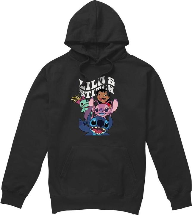 Immagine prodotto Lilo & Stitch Felpa con Cappuccio Montaggio dei Personaggi Uomo (XL)