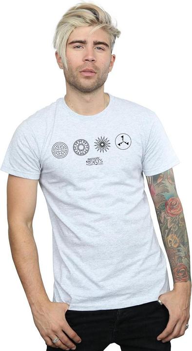 Produktbild Fantastic Beasts Circular Icons TShirt (XL)