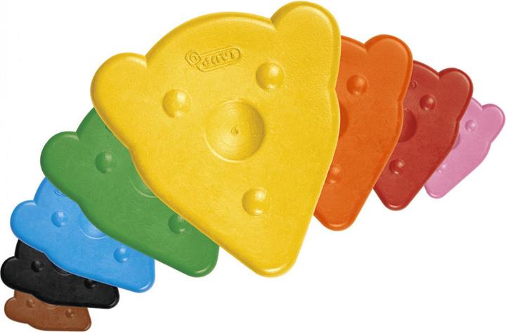 Image du produit Jovi L'OURS MAGIQUE crayons de cire 8 couleurs de base en forme d'ours (Multicolore, 8 x)