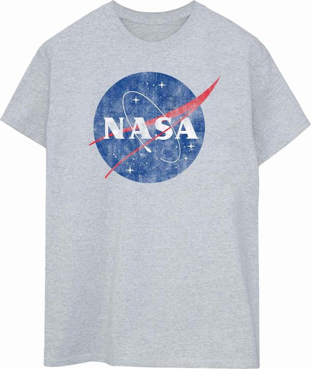 Actual product image Nasa Womens/Ladies Classic Insignia Logo Boyfriend T-Shirt (3XL)