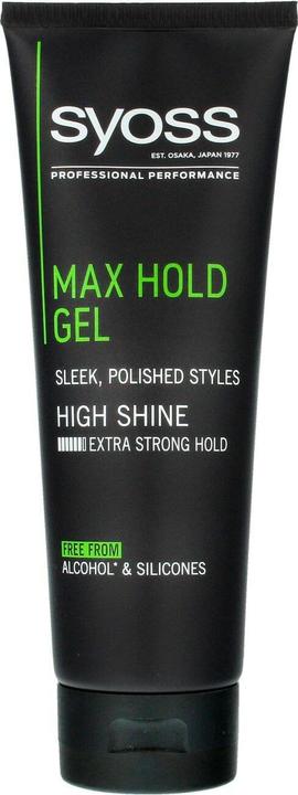 Syoss Gel Max Hold Hair Gel Mega-Strong Fixation 250Ml (Haargel, 250 ml)