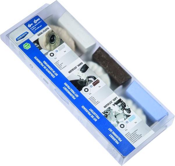 Produktbild Osborn Polierset 6-teilig SUPERIOR für regulierbare Winkelschleifer und Akkugeräte