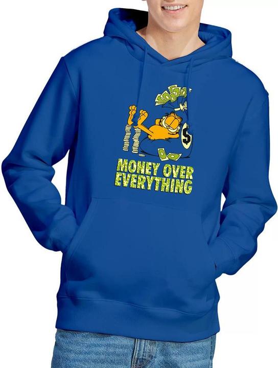 Immagine prodotto Garfield Money Is Everything Felpa con Cappuccio Uomo (S)