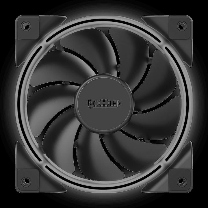 Actual product image Pccooler CORONA with white lighting (120 mm, 1 x)