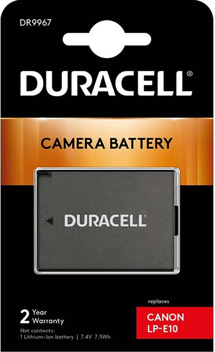 Produktbild Duracell Lithium-Ionen-Akku LP-E10,1020 mAh (Kamera Akku)