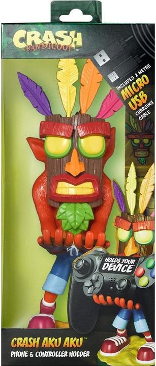 Image du produit Exquisite Gaming Crash Bandicoot: Crash Aku Cable Guy (Xbox 360, Mac, PS4, Switch, PS5, Xbox One S, PC, Xbox Series X)