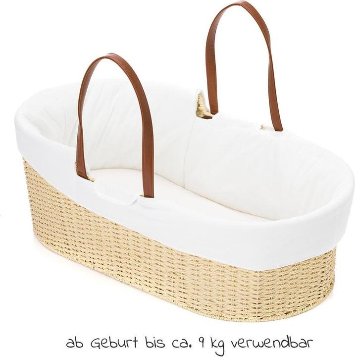 Actual product image Fillikid Bassinet & cradle Moses basket set with rocking frame incl. inner cover