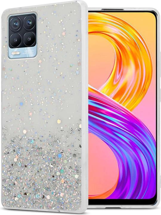 Image du produit Cadorabo Coque pour Realme 8 4G / 8 PRO TPU funkelnder Glitter (realme 8)