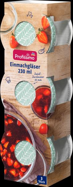 Produktbild dm Profissimo Einmachgläser 230ml