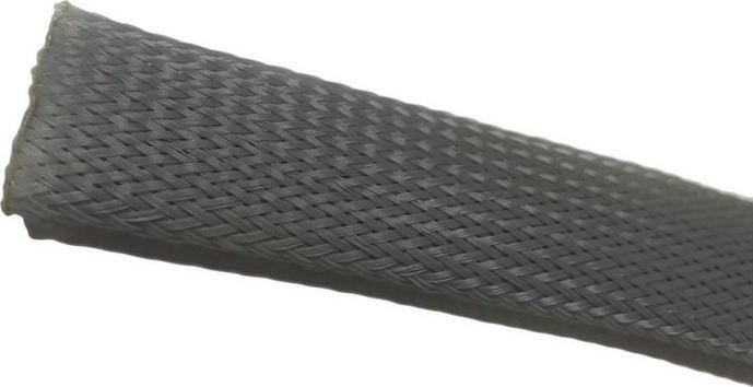 Immagine prodotto Rs Pro Guaina per cavi in PET grigio per cavi da Ø 18mm a 34mm, lunghezza 10m Intrecciato estensibile (Tubo cavi, 15.60 cm)