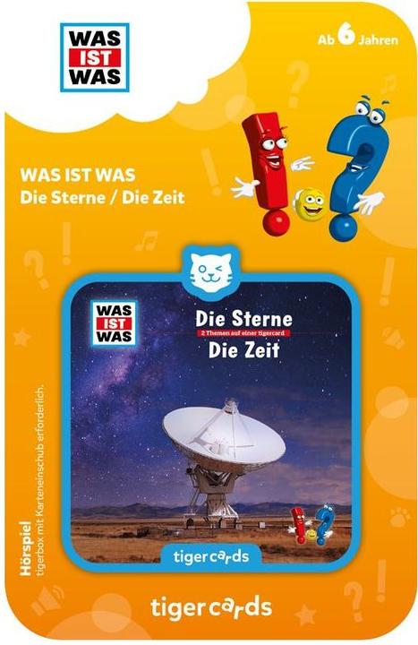 Tigermedia Tigercard- Was ist was: Die Sterne/ Die Zeit (Deutsch)